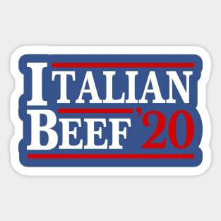 Italian Beef 2020 Election Italy Italian Italiano Food Sticker